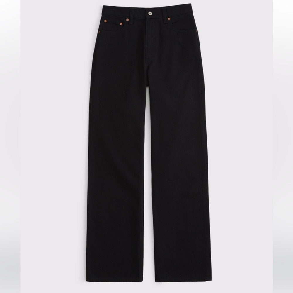 Abercrombie & Fitch Black Straight Jeans